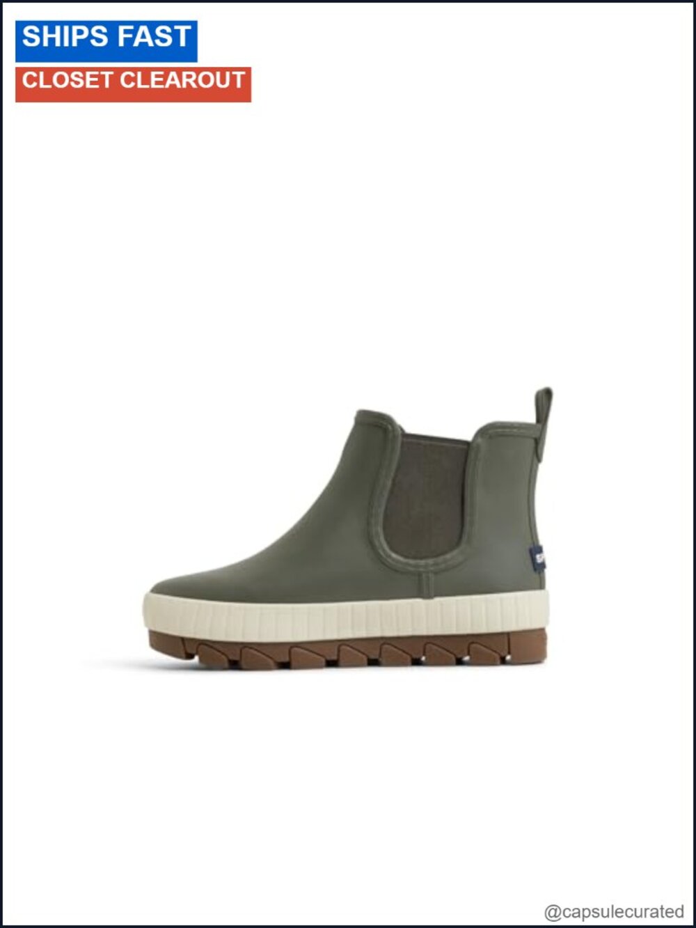 Waterproof Chelsea Rain Boots with Micro-Fleece Lining